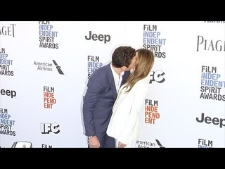 Miles Teller and Keleigh Sperry 2017 Spirit Awards Arrivals