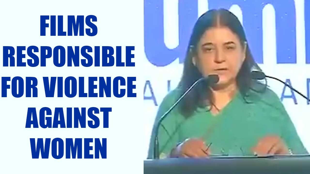 Maneka Gandhi to film fraternity "romance in movies starts with eve teasing" | Oneindia News