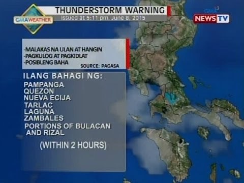 QRT: Thunderstorm warning update