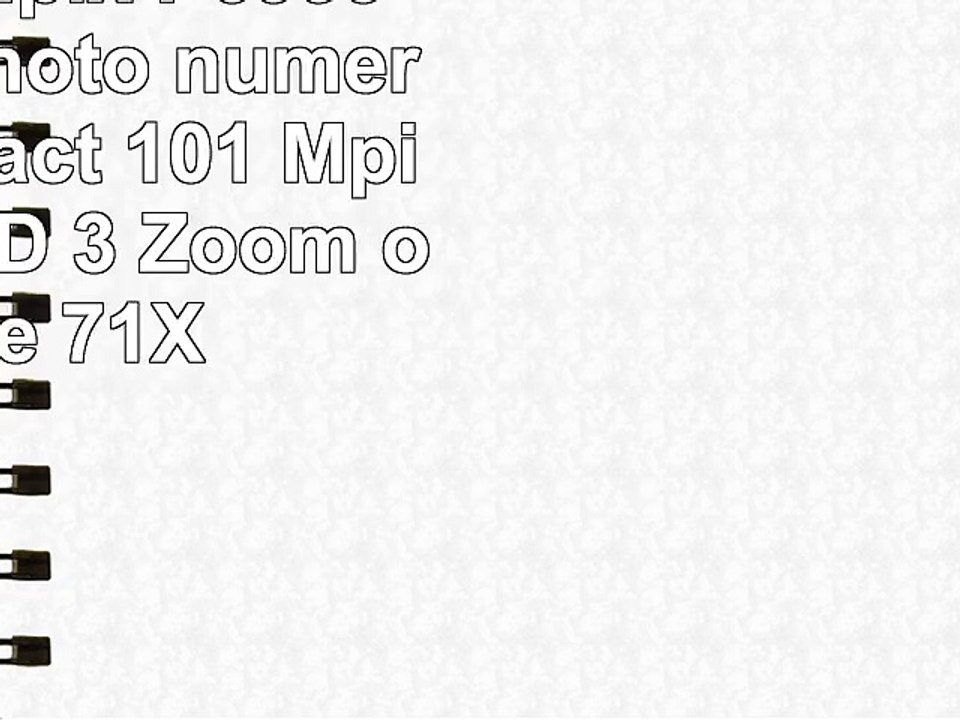 Nikon Coolpix P6999 Appareil photo numérique compact 101 Mpix Écran LCD 3 Zoom optique 71X