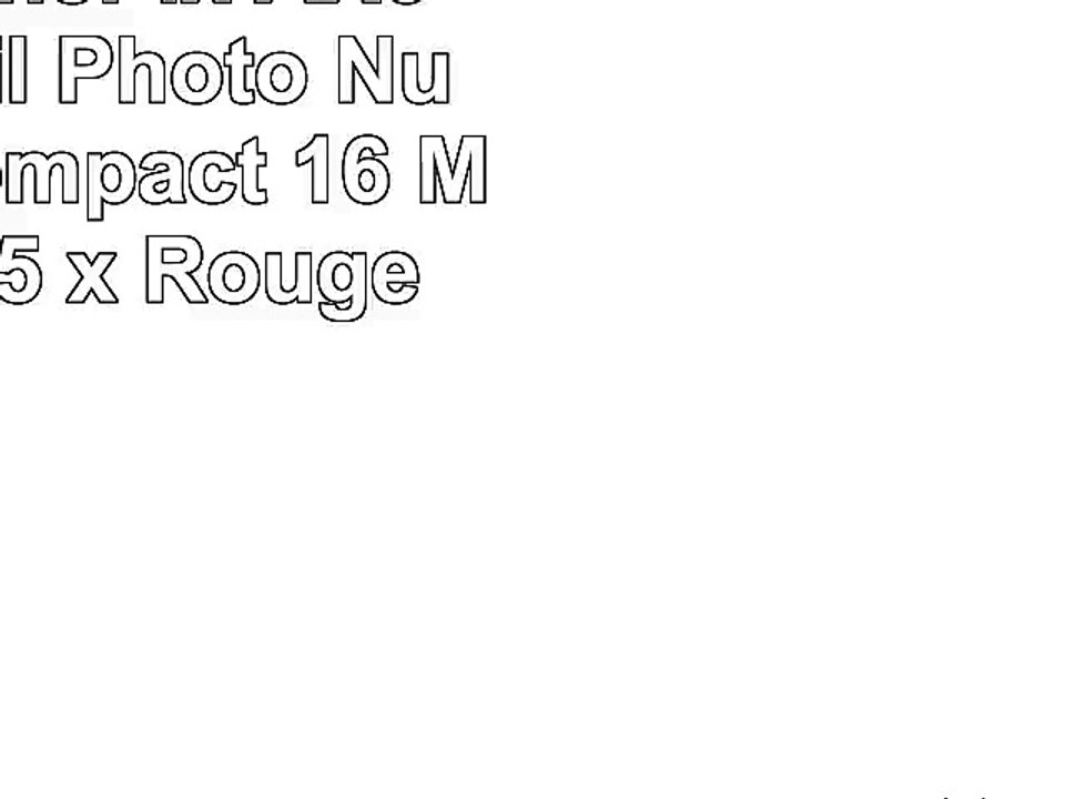 Fujifilm FinePix AX650 Appareil Photo Numérique Compact 16 Mpix zoom 5 x Rouge