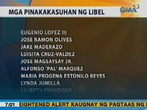 UB: CA: ABS-CBN, may basehang maghain ng kasong libel vs. ilang opisyal at talent