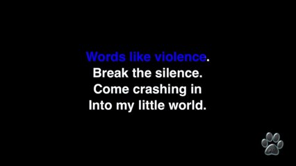Depeche Mode - Enjoy the silence KARAOKE / INSTRUMENTAL