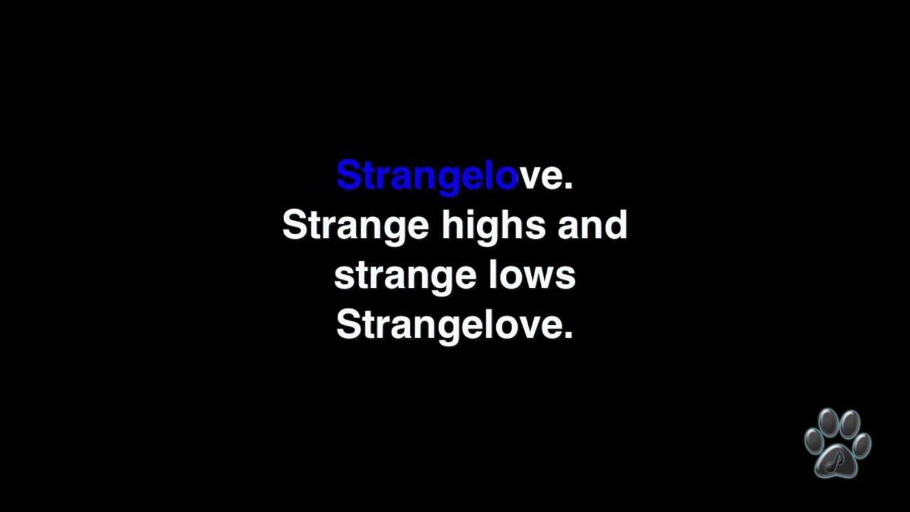 Depeche Mode - Strangelove KARAOKE / INSTRUMENTAL