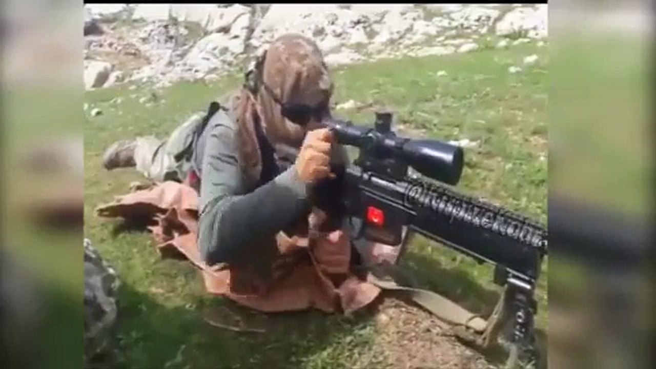 Milli keskin nişancı tüfeğiyle Nusret göndermesi