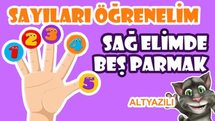 SAY BAK | SAĞ ELİMDE BEŞ PARMAK - Çoçuk Şarkıları