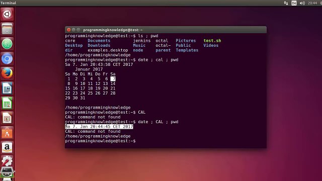 Linux Command Line Tutorial For Beginners 33 - How to Run multiple Terminal Commands