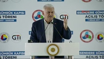 Hakkari Binali Yıldırım ABD'nin Bu Alçak Saldırıya Verdiği Cevabı Türkiye Olarak Destekliyor Olumlu...