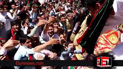 Murad Saeed's Heroic Reception in Dir on PTI Joing Ceremony