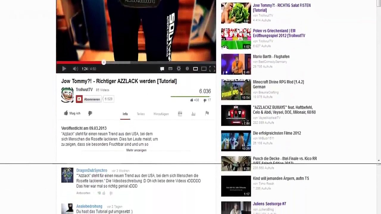 Brate - Tommys Assi Wörterbuch - TrollwutTV (Reupload)