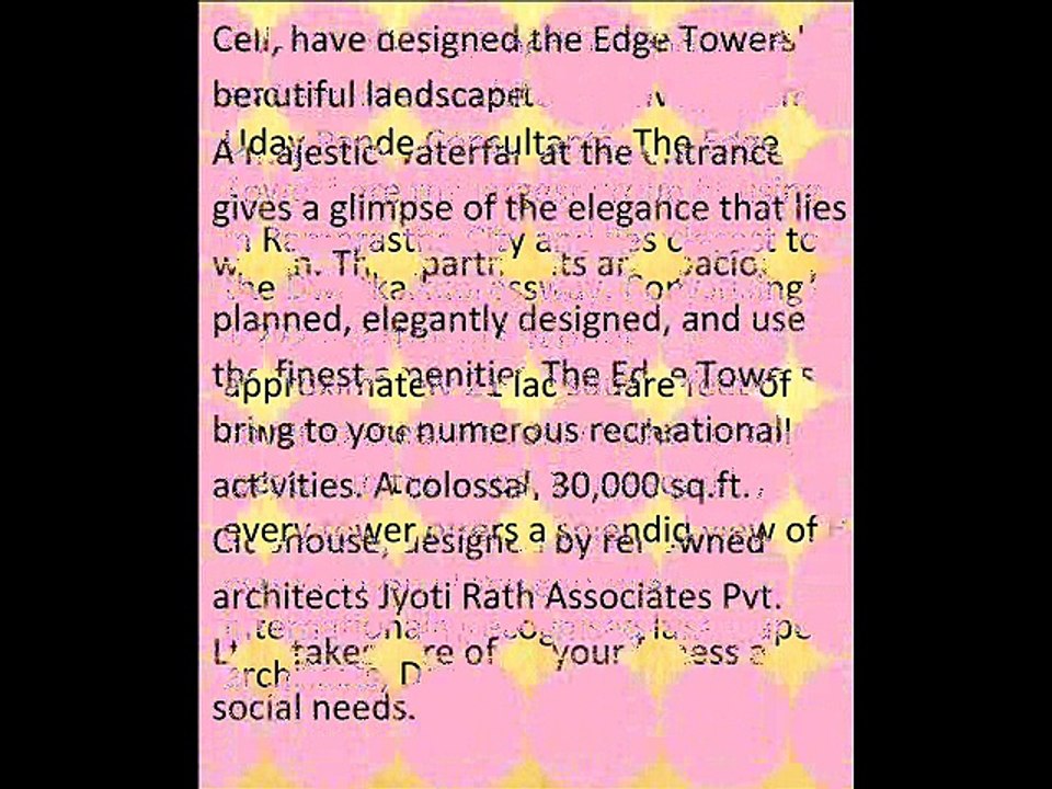 Apartments For Sale 2 BHK 1310 Sqft on Dwarka Expressway in Ramprastha City Sector 37D GGN 8826997780