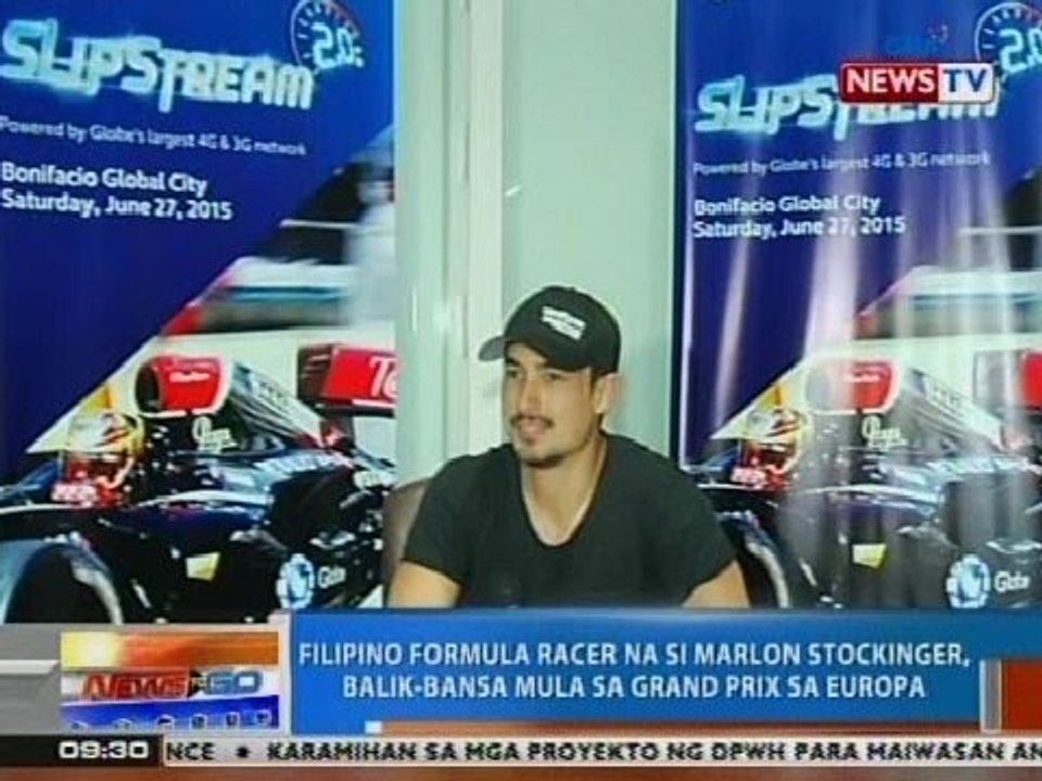 NTG: Filipino formula racer na si Marlon Stockinger, balik-bansa mula sa grand prix sa Europa