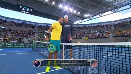 Coupe Davis - Kyrgios sort le grand contre Isner