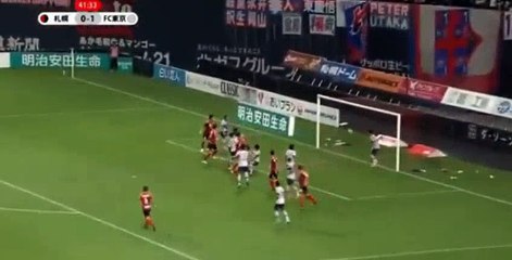 Julio Cesar Godinho Catole Goal HD - Consadole Sapporo - FC Tokyo 1-1 (08-04-2017)