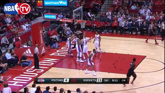 Detroit Pistons vs Houston Rockets - Full Game Highlights - April 7, 2017- 2016