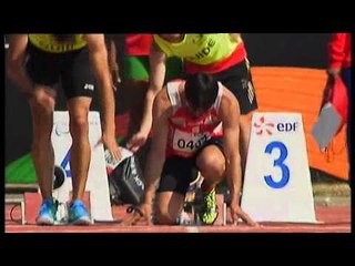 Athletics - Men's 100m - T11 Round 1 Heat 3 - 2013 IPC Athletics WorldChampionships, Lyon