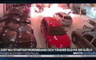 Il se fout le feu en vandalisant un garage en Suède !