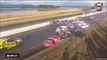 Massive Pile Up 2017 Supercars Tasmania Race 1