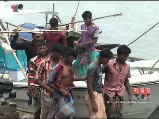 নিষেধাজ্ঞা অমান্য করে ভোলায় মাছ ধরায় ২৪ জেলে আটক