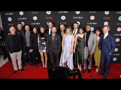 FX's Legion Premiere Dan Stevens, Aubrey Plaza, Rachel Keller Red Carpet Arrivals