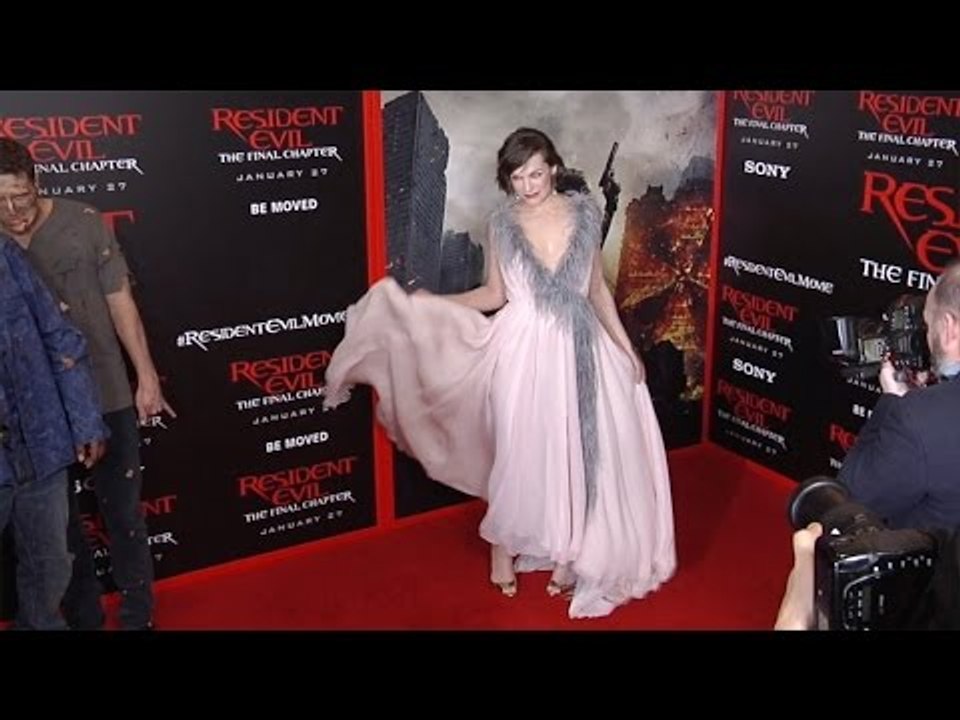 Milla Jovovich "Resident Evil: The Final Chapter" LA Premiere Red Carpet