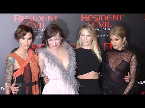 Milla Jovovich, Rola, Ruby Rose, Ali Larter Resident Evil: The Final Chapter LA Premiere