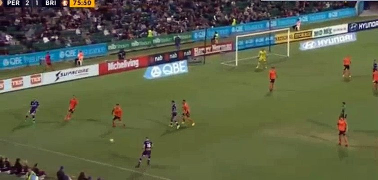 Rostyn Griffiths Goal HD - Perth Glory - Brisbane Roar 3-1 08.04.2017