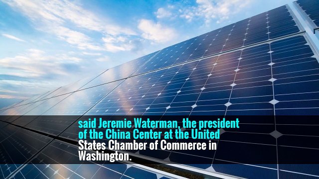 “The policies started in solar and are now starting to infect the higher reaches of the economy with Made in China 2025,”