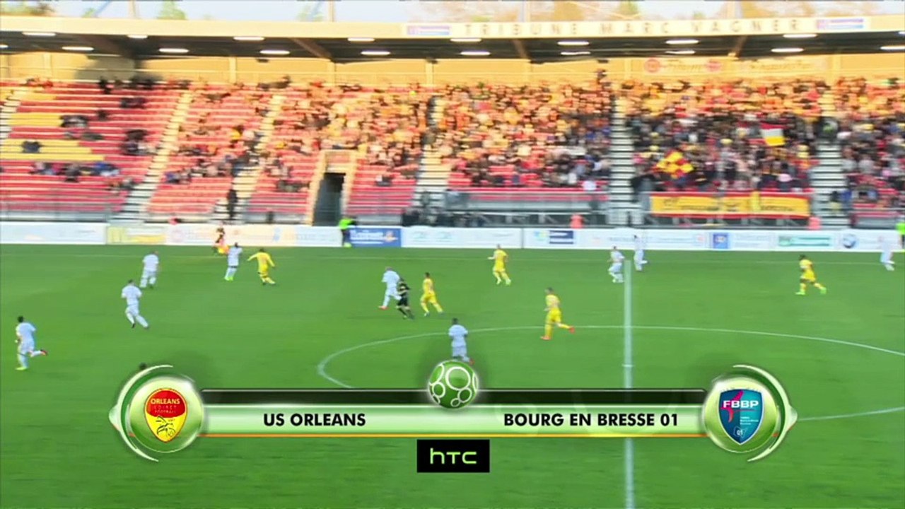 J32 : US Orléans 1-0 Bourg en Bresse