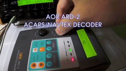 Decoding NAVTEX with AOR ARD-2