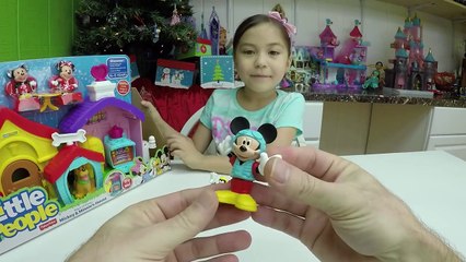 Little People Mickey & Minnie's House Kinder Surprise Egg Tdsaoys Blind Bag Disney Toy Surprises