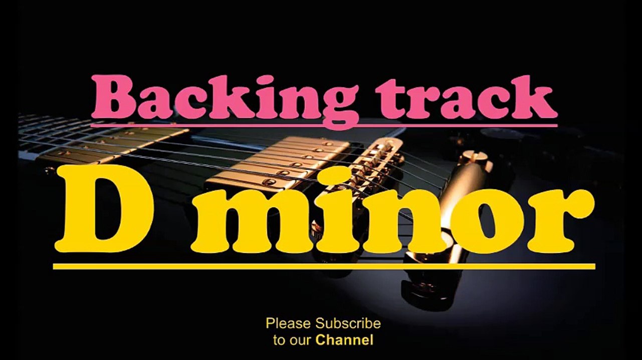 ROCK BLUES Backing track - D minor PLAY ALONG * BACKING TRACK