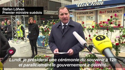 Attentat à Stockholm: la Suède rendra hommage aux victimes lundi