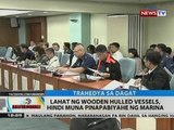 BT: Lahat ng wooden hulled vessels, hindi muna pinapabiyahe ng Marina