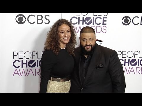 DJ Khaled and Nicole Tuck People's Choice Awards 2017 Press Room Red Carpet