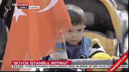 Cumhurbaşkanı Erdoğan'dan 'evet' şiiri! Yenikapı'da ilk kez yayınlandı