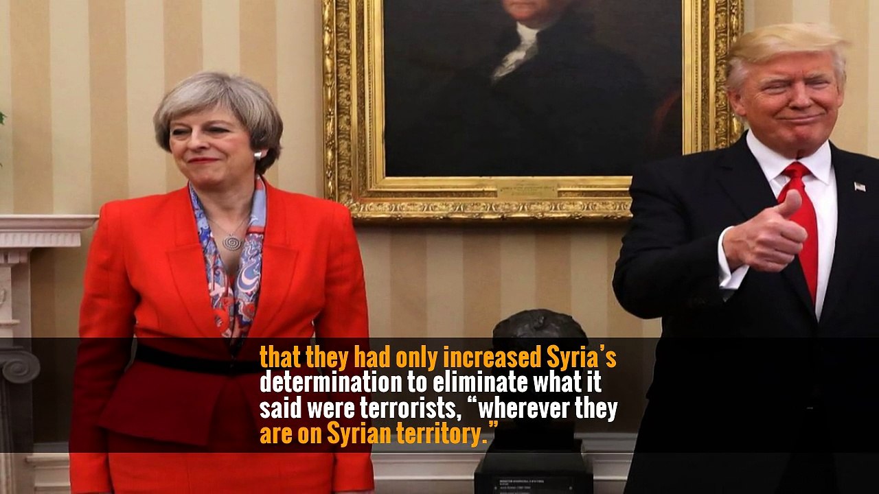 A statement from the office of President Bashar al-Assad of Syria said the American missile strikes, which President Trump said were a response to a chemical weapons attack in Idlib Province on Tuesday