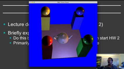 Online Graphics Course OpenGL Shading Motivation