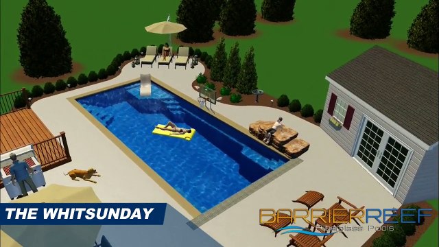 Fiberglass Pool | The Whitsunday Fiberglass Inground Pool Design by Barrier Reef Fiberglass Pools ...