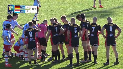 REPLAY GERMANY / LUXEMBOURG RUGBY EUROPE U18 TROPHY 2017