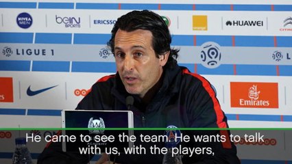 Emery pleased with PSG owner's training visit