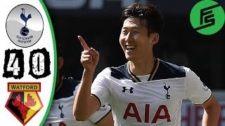 Tottenham vs Watford 4-0 2017 - Highlights & Goals