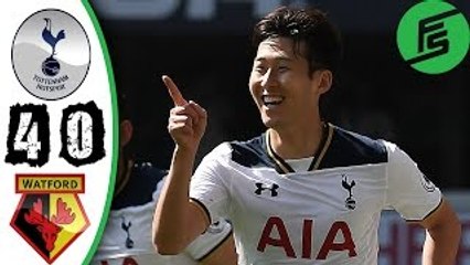 Tottenham vs Watford 4-0 2017 - Highlights & Goals