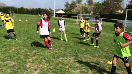 Stage de Pacques - 2017 - Exercice conservation de balle