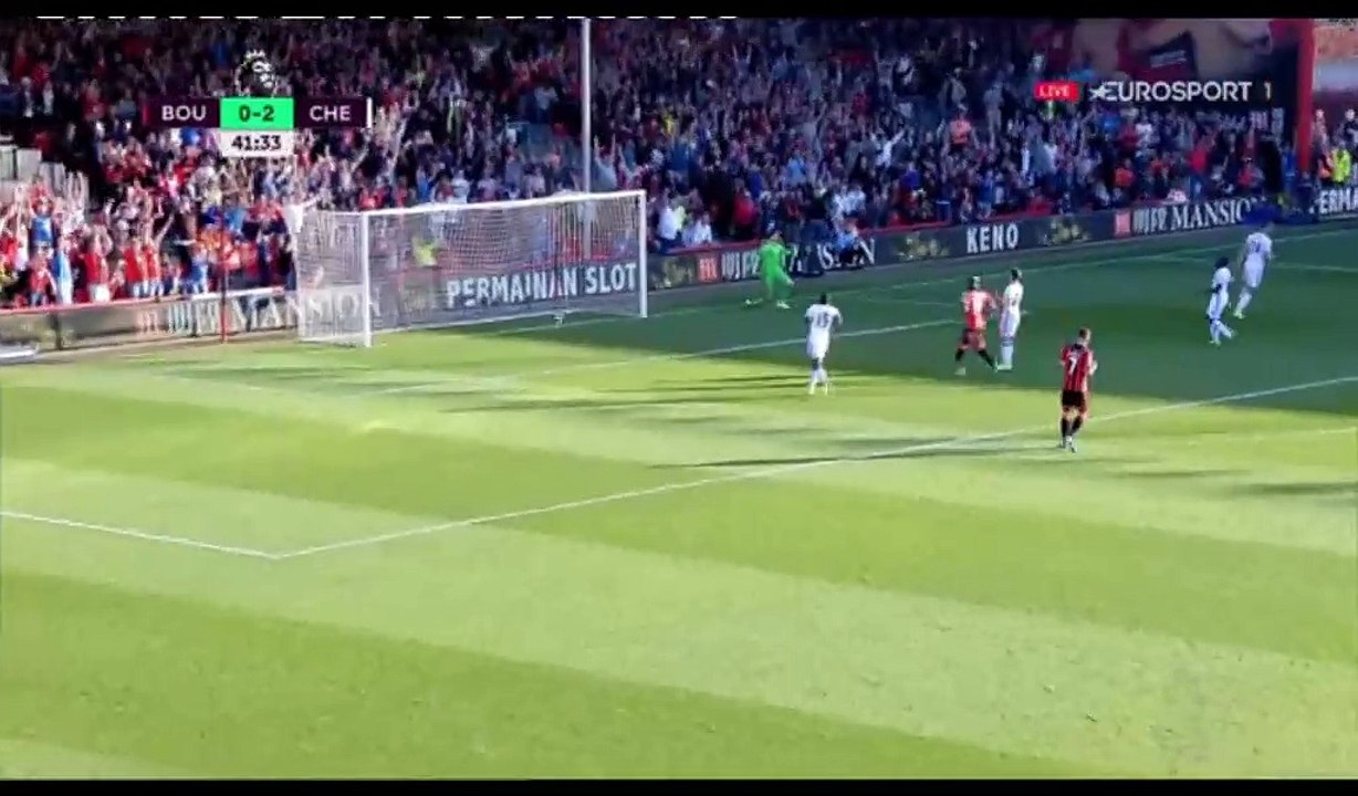 Joshua King Goal HD - Bournemouth 1-2 Chelsea - 08.04.2017