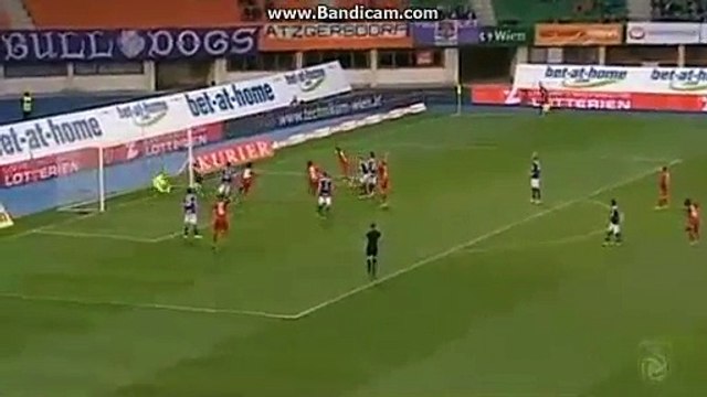 Own Goal Larsen HD 1-0 Austria vienna VS St . Polten 08-04-2017