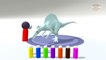 Learn Colors with Dinosaurs Spray Bottles _ Colors Bottles forasd Children _ Colors