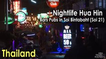 Nightlife Hua Hin Bars Pubs in Soi Bintabaht (Soi 21)