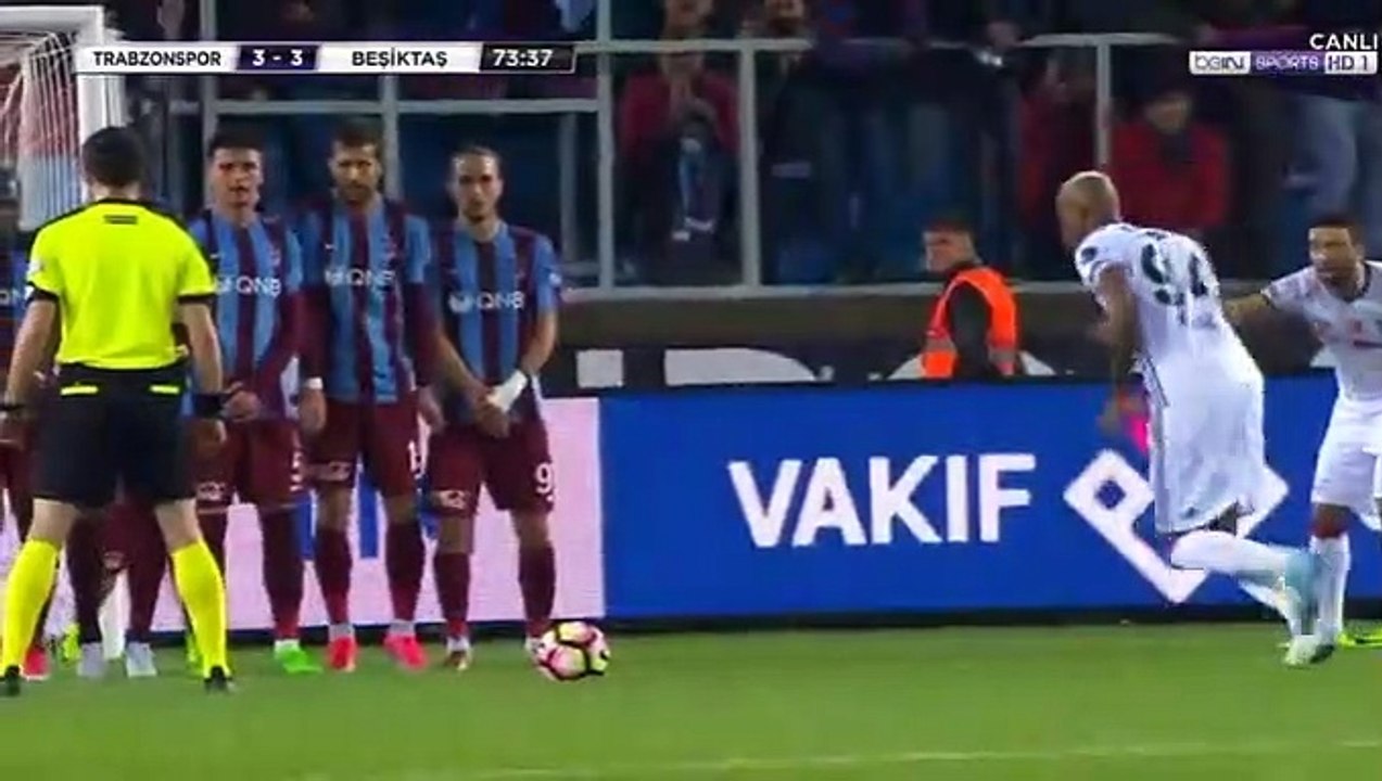 Anderson Talisca Goal - Trabzonspor 3-3 Besiktas 08.04.2017 HD
