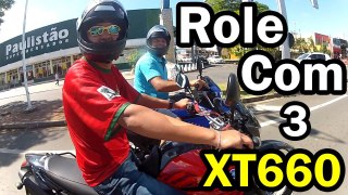 Role com 3 XT660 nesse Passeio em Indaiatuba